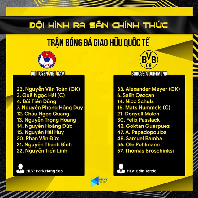 Việt Nam 2-1 Dortmund