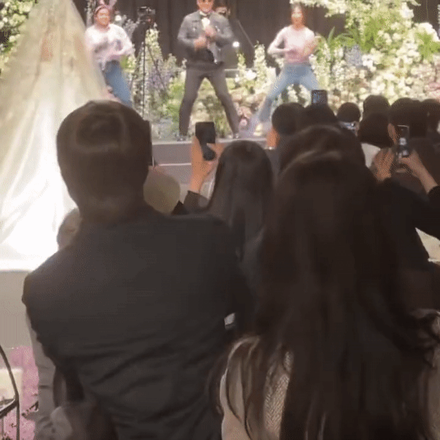 Tình bạn không ai ngờ: Jin (BTS) dự đám cưới Jiyeon (T-ara), nhiệt tình tung hoa giấy khiến cô dâu cười hạnh phúc - Ảnh 1.