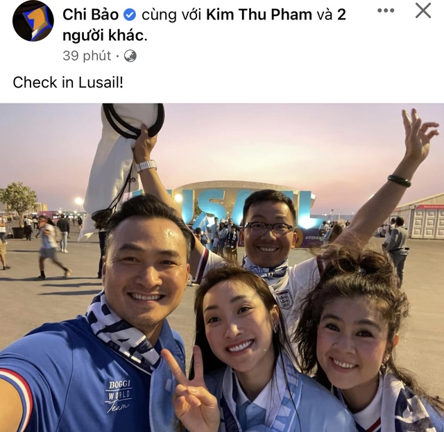 '1001 kiểu' đón chung kết World Cup của sao Việt: Thùy Tiên - Phương Ly 'lên đồ' cổ vũ, Big Daddy chơi lớn ra hẳn sân vận động - Ảnh 6.