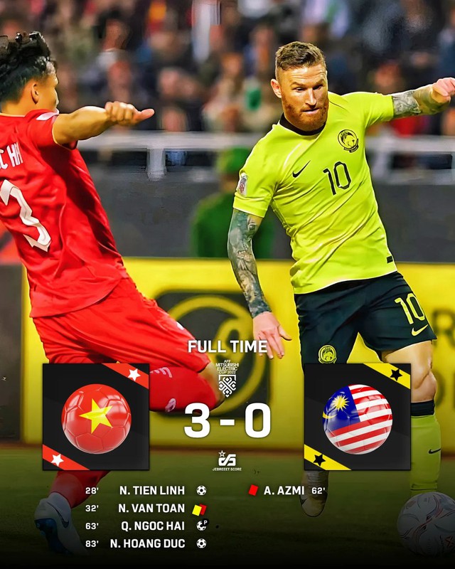 Kết quả Việt Nam 3-0 Malaysia: Thể hiện bản lĩnh, Việt Nam giành chiến thắng thuyết phục - Ảnh 3.