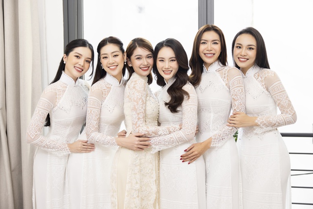 Hoa hậu Khánh Vân, Minh Tú góp mặt trong dàn phù dâu 'đỉnh chóp' của Á hậu Thùy Dung - Ảnh 4.