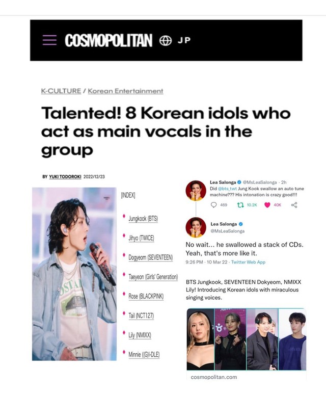 Jungkook BTS đứng đầu danh sách '8 giọng ca K-pop chính có kỹ năng ca hát thần kỳ' của 'Cosmopolitan Japan' - Ảnh 3.