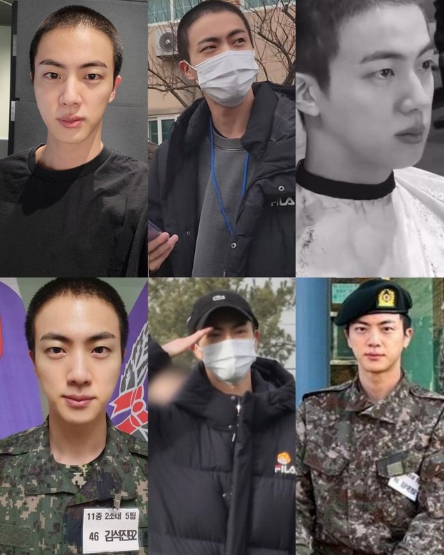 ARMY ngây ngất với hình ảnh quân phục của Jin BTS - Ảnh 4.