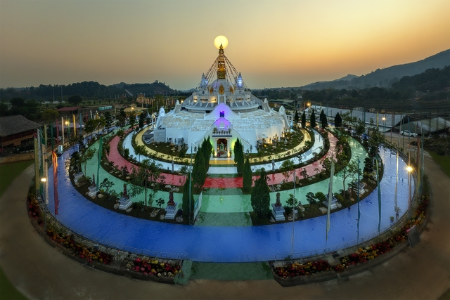 Pháp hội cầu an đầu Xuân tại Đại Bảo tháp Mandala Tây Thiên - Ảnh 2.