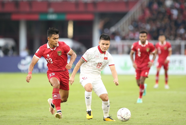 Indonesia hòa Việt Nam 0-0 ở bán kết lượt đi AFF Cup 2022. Ảnh: Song Ngọc