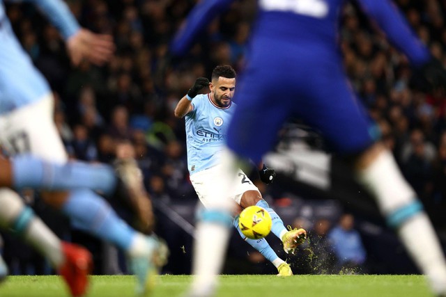 Kết quả bóng đá Man City 4-0 Chelsea: Không thể cản Mahrez - Ảnh 1.