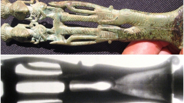 Người Đông Sơn vẽ, nặn về người Đông Sơn (kỳ 10): Giải phẫu một cán dao Đông Sơn có hình 'lạ'