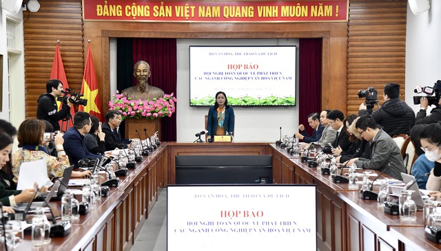 Lần đầu tiên tổ chức Hội nghị toàn quốc về phát triển các ngành công nghiệp văn hóa Việt Nam - Ảnh 1.
