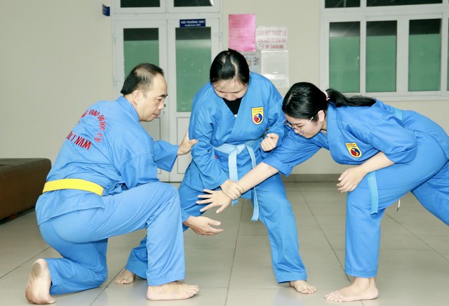 Độc đáo lớp võ thuật dành riêng cho nhân viên y tế - Ảnh 2.