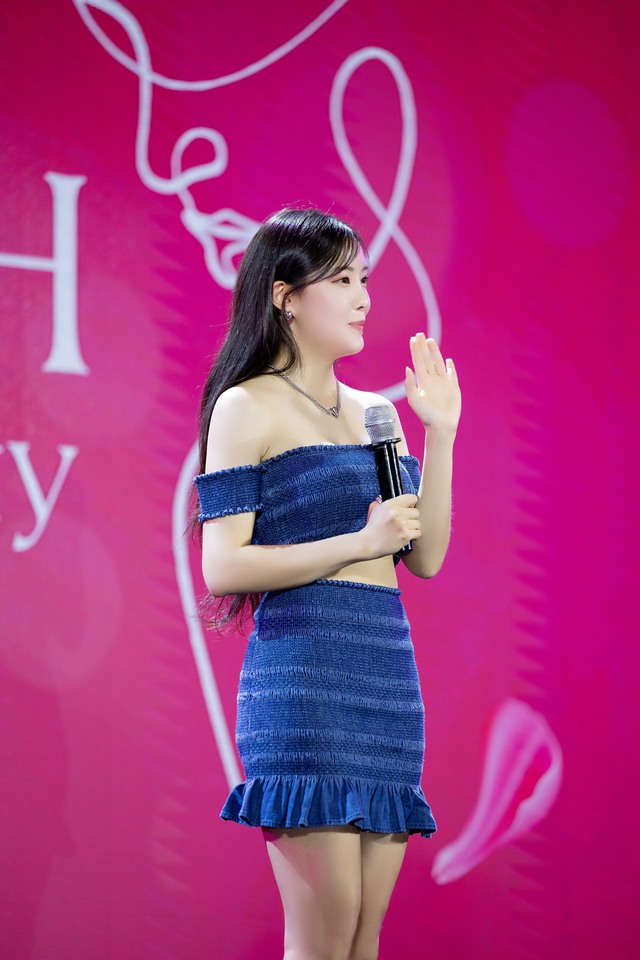 Biểu cảm dễ thương của Hyomin T-ara khi xuất hiện ở Hà Nội, gửi lời nhắn nhủ tới fan bằng tiếng Việt - Ảnh 7.