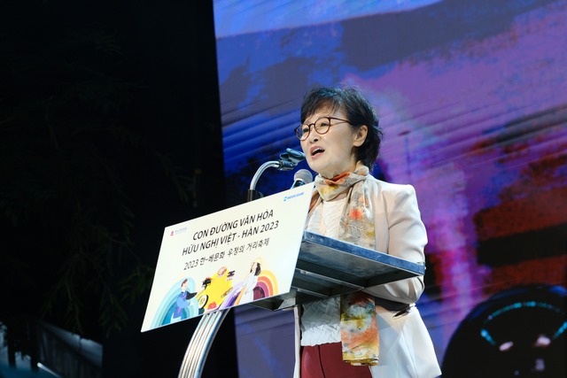 Lễ hội 'Con đường văn hoá hữu nghị Việt - Hàn 2023' khai mạc sôi nổi tại Hà Nội - Ảnh 4.