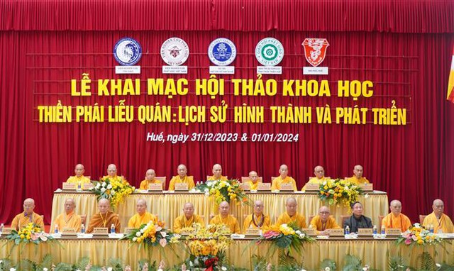Lần đầu tổ chức hội thảo khoa học về Thiền phái Liễu Quán ở Việt Nam - Ảnh 1.