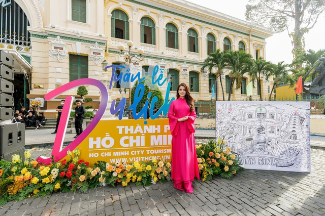 Thí sinh Miss Earth 2023 quảng bá hình ảnh du lịch TP. Hồ Chí Minh - Ảnh 3.