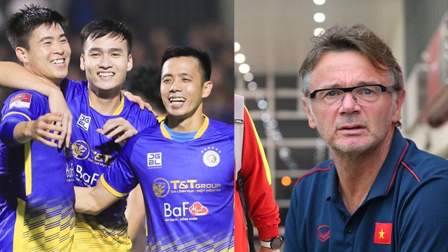 Văn Quyết và Hùng Dũng giúp Hà Nội FC “lên đỉnh”, mang tin cực vui cho HLV Troussier 