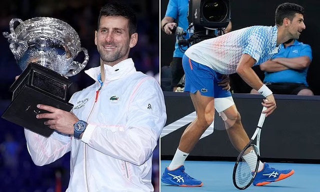 Djokovic vô địch Australian Open với chấn thương gân khoeo - Ảnh 1.