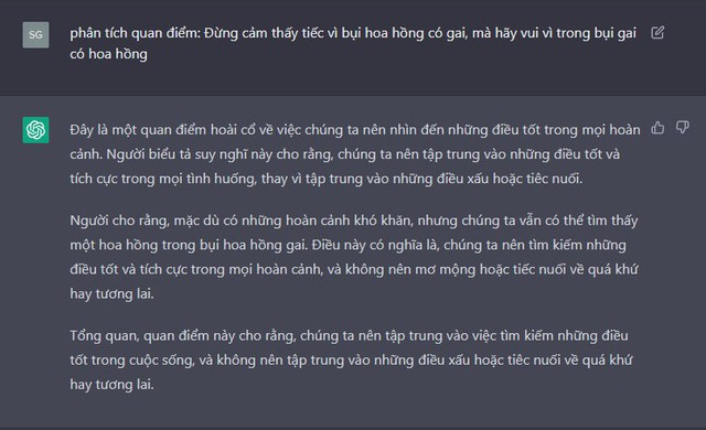 Nhờ ChatGPT trổ tài phân tích bài thơ Sóng và loạt tác phẩm văn học đình đám: Liệu đã đủ tầm để thay thế giáo viên? - Ảnh 7.