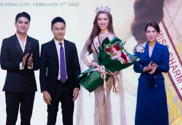 Thanh Thanh Huyền nhận vương miện trước thềm Miss Charm, Diệp Lâm Anh và dàn người đẹp đến chúc mừng - Ảnh 6.
