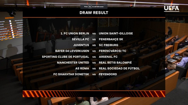 Europa League vòng 1/8: MU tiếp tục 'duyên nợ' với La Liga, Arsenal gặp lại đội bóng cũ của Ronaldo - Ảnh 2.