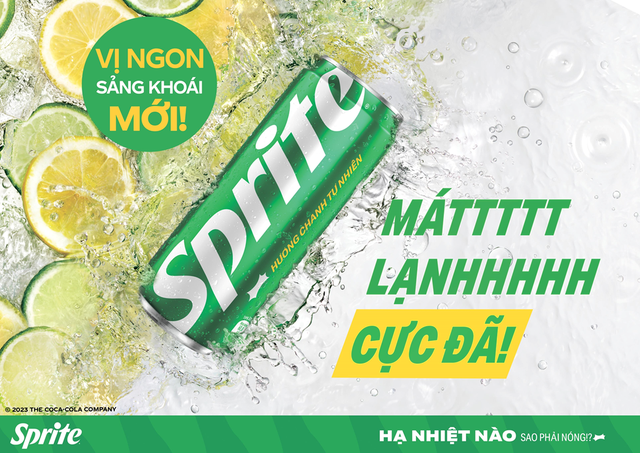 Sprite vị ngon sảng khoái mới, ra mắt diện mạo cực ngầu tại Việt Nam - Ảnh 1.