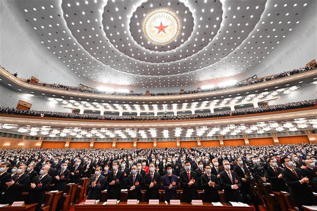 Trung Quốc khai mạc Kỳ họp thứ nhất Quốc hội khóa XIV - Ảnh 1.