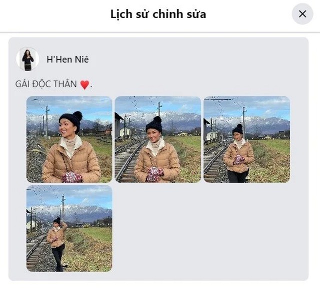 H’hen Niê đăng Facebook rồi chỉnh sửa vội, nghi vấn chia tay bạn trai - Ảnh 2.