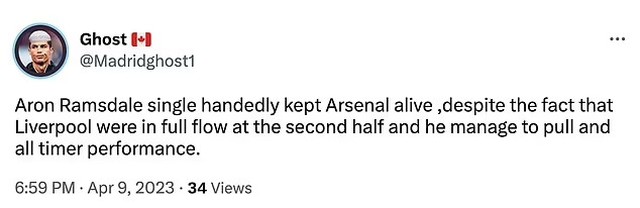 Arsenal mất điểm nhưng Ramsdale được ngợi ca với 2 pha cứu có thể định đoạt chức vô địch - Ảnh 7.