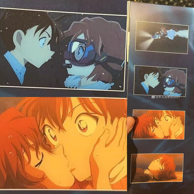 Hé lộ khoảnh khắc Conan hôn Haibara, fan bộ truyện cảm thấy thanh xuân bị lừa dối: “Thật vô nghĩa, biết trước có kết cục này đã không nhịn ăn sáng để đẩy thuyền Shin - Ran” - Ảnh 1.