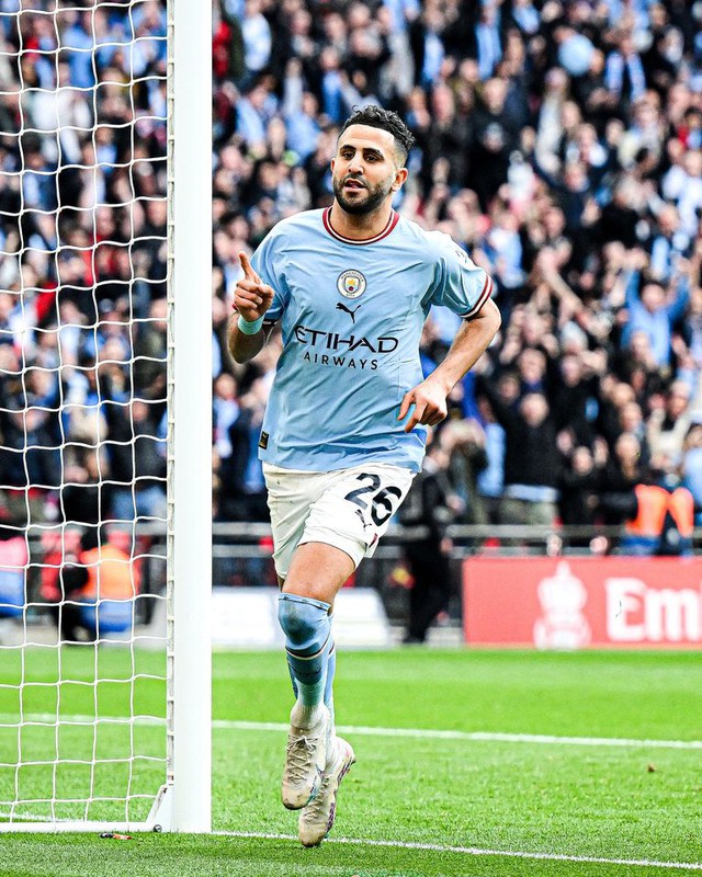 Mahrez lập hat-trick hủy diệt ở FA Cup, Man City gửi thông điệp thách thức cho Arsenal và MU - Ảnh 4.