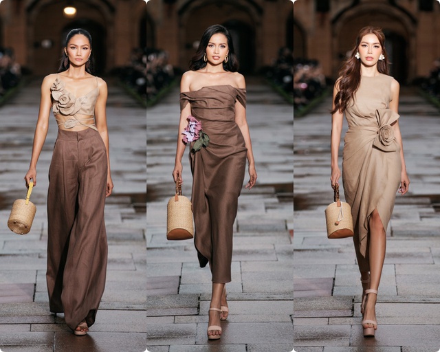 H’Hen Niê, Ngọc Châu, Minh Tú, Võ Hoàng Yến đọ catwalk trong show diễn của Đỗ Mạnh Cường tại Úc - Ảnh 8.