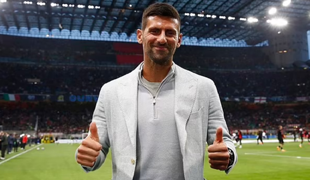 Djokovic đến sân San Siro cổ vũ AC Milan đá bán kết cúp C1 với Inter