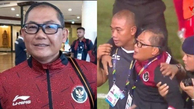 Thân thế 'khủng' của trưởng đoàn U22 Indonesia bị cầu thủ Thái Lan đánh dập môi