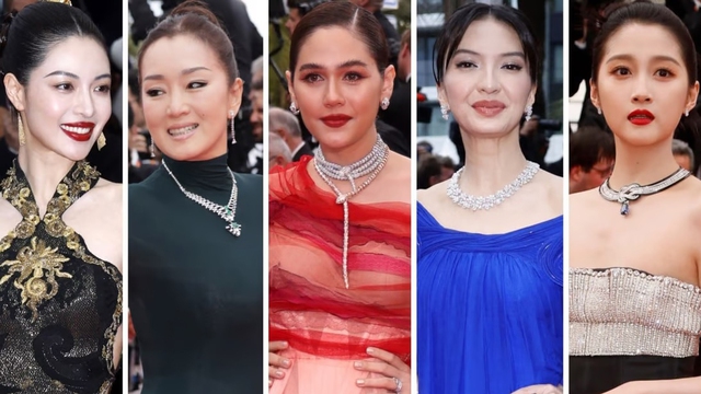 'Lóa mắt' với đồ trang sức cao cấp nhất của sao châu Á tại LHP Cannes 2023