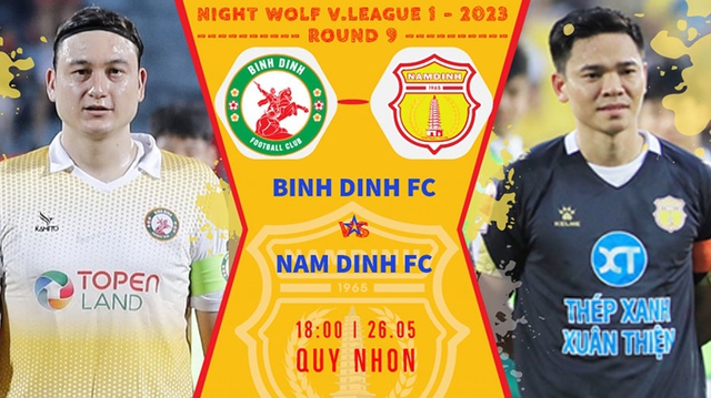 Nhận định bóng đá bóng đá hôm nay 26/5: Bình Định vs Nam Định, Hải Phòng vs Khánh Hòa