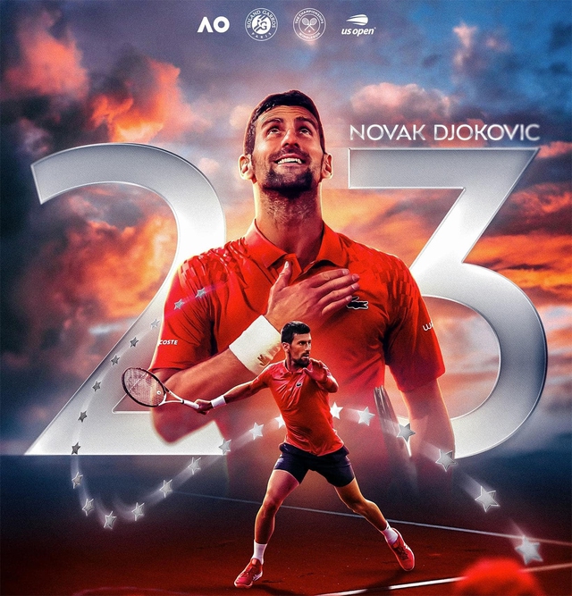 Lập kỷ lục Grand Slam, Djokovic ngay lập tức tri ân Federer, Nadal - Ảnh 2.