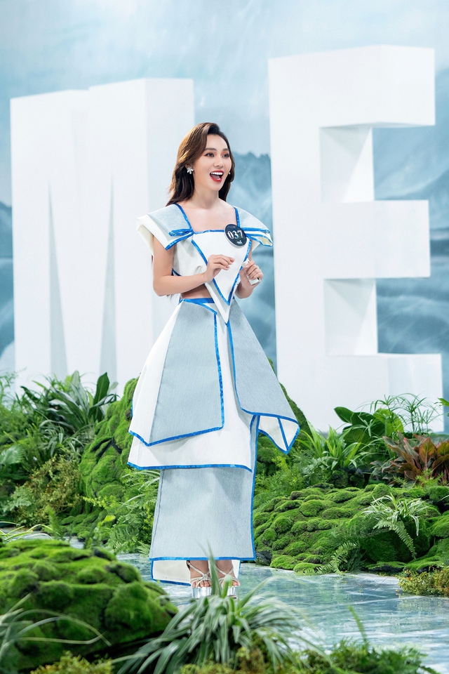 Miss Earth Việt Nam 2023: Dàn người đẹp Gen Z sáng tạo trang phục tái chế độc lạ - Ảnh 9.
