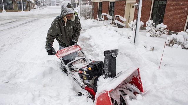 Cảnh báo bão tuyết và gió giật mạnh tại Mỹ