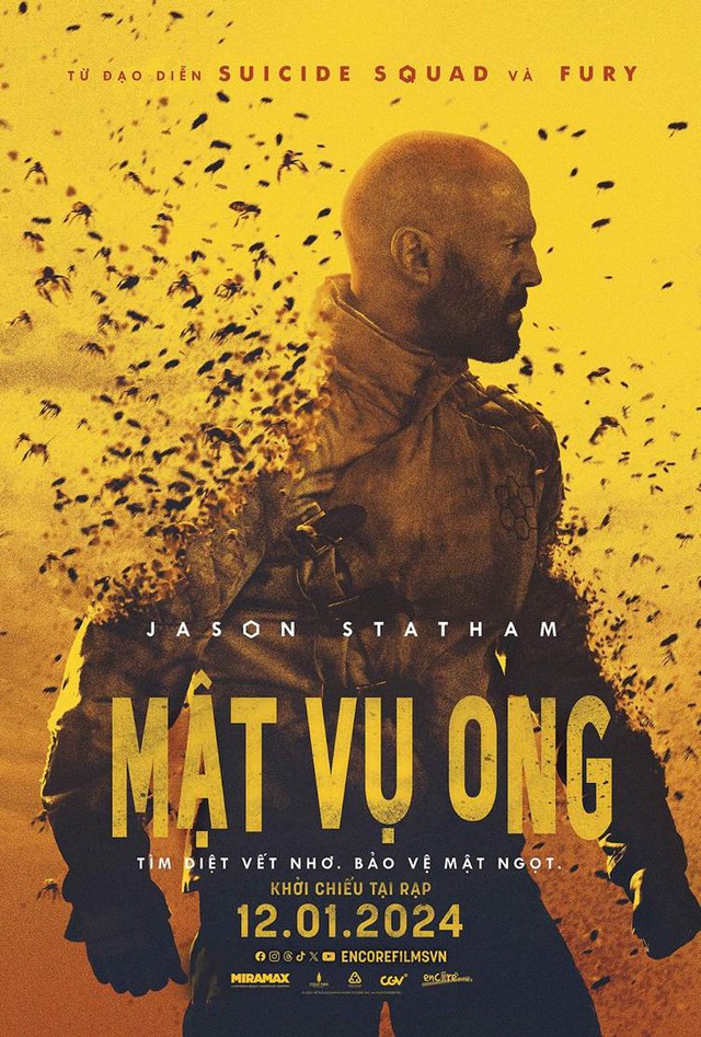 Tài tử hành động Jason Statham trở lại trong phim mới 'Mật vụ ong' - Ảnh 1.