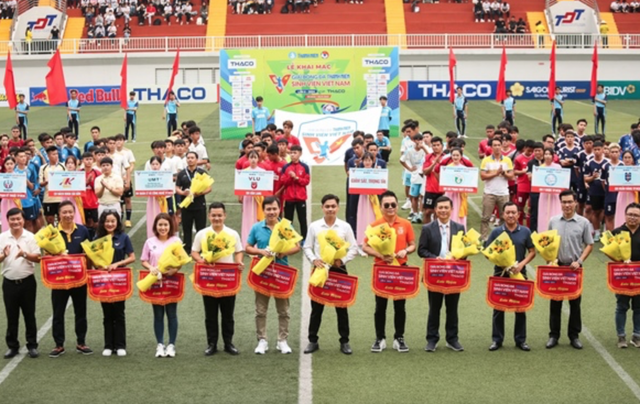 Tưng bừng khai hội bóng đá Thanh niên Sinh viên Việt Nam 2024  - Ảnh 1.