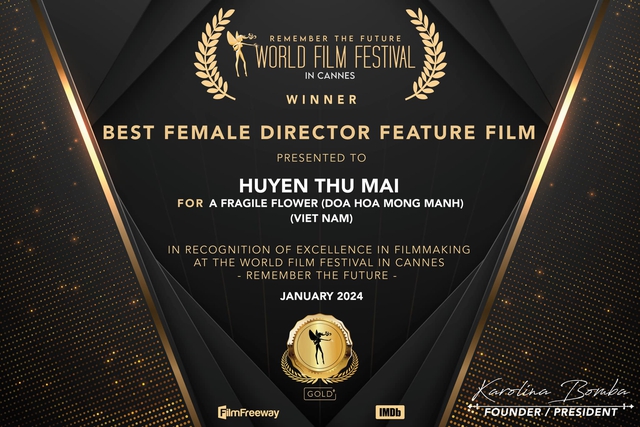 Mai Thu Huyền thắng giải Nữ đạo diễn phim truyện xuất sắc nhất tại LHP quốc tế - Ảnh 1.
