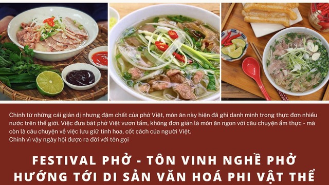 Kỳ vọng lập hồ sơ đưa Phở Việt trở thành di sản văn hóa thế giới