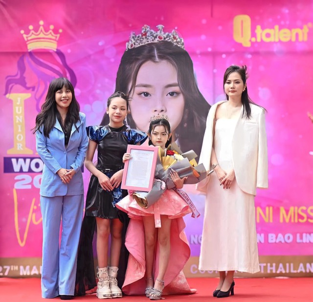 Nguyễn Trần Bảo Linh dự thi Mini Miss Junior Idol World 2024 tại Thái Lan - Ảnh 1.