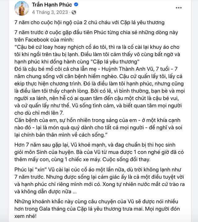 MC Hạnh Phúc: Tự hào khi là một phần của &quot;Cặp lá yêu thương&quot; - Ảnh 3.