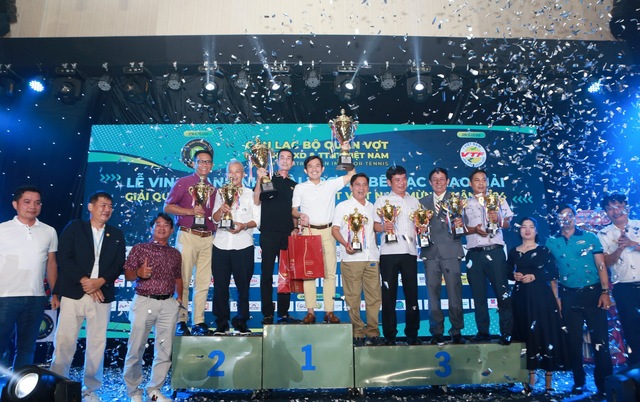 Giải quần vợt Ngành Vật liệu xây dựng - Trang trí nội thất Việt Nam mừng xuân 2024 kết thúc với nhiều sự hấp dẫn và ý nghĩa - Ảnh 2.