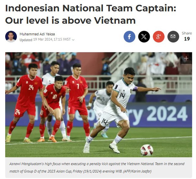 Tin nóng thể thao sáng 20/3: Hậu vệ Indonesia nói đội nhà có đẳng cấp cao hơn ĐT Việt Nam, CLB Thanh Hóa nhận 700 triệu tiền thưởng - Ảnh 2.