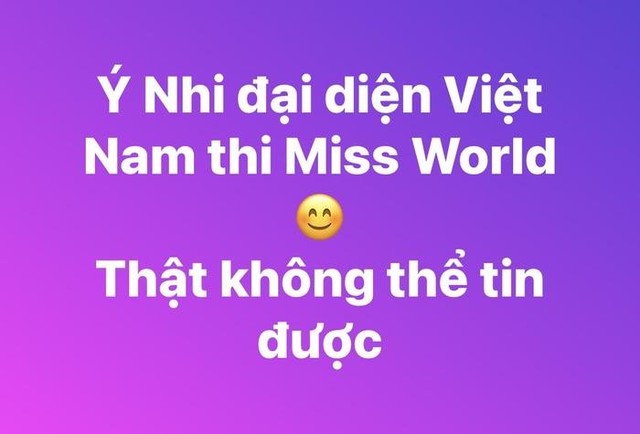 Dư luận nói gì việc Ý Nhi được cử đi thi Miss World? - Ảnh 3.