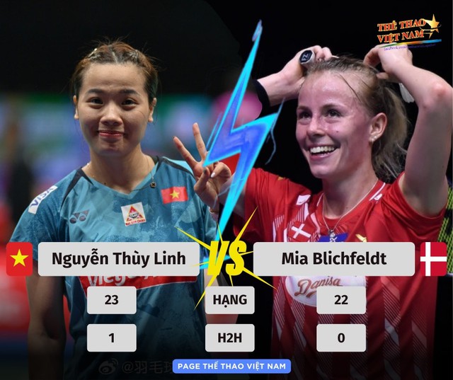 Link xem trực tiếp cầu lông Thùy Linh vs Mia Blichfeldt (19h30 hôm nay), chung kết Đức mở rộng - Ảnh 3.
