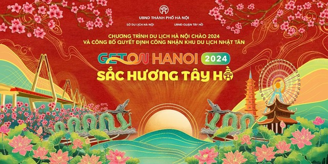 Chương trình Du lịch Hà Nội chào 2024 và công bố Quyết định công nhận khu du lịch Nhật Tân, quận Tây Hồ - Ảnh 1.