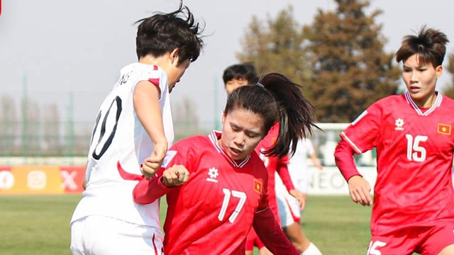 Tập trung chơi phòng ngự, U20 nữ Việt Nam vẫn khiến U20 nữ Triều Tiên phải chơi thiếu người hơn 30 phút