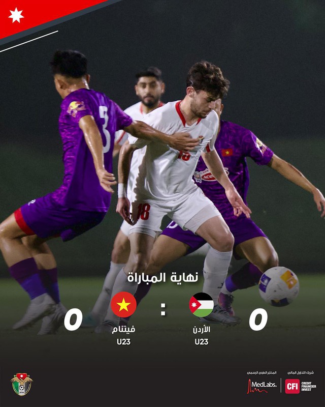 U23 Việt Nam cầm hoà Jordan sau 90 phút, thua trên chấm luân lưu 11m - Ảnh 2.