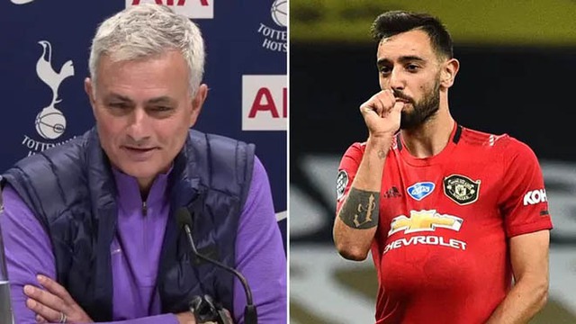 Mourinho móc máy về thành tích đá phạt đền của Bruno Fernandes